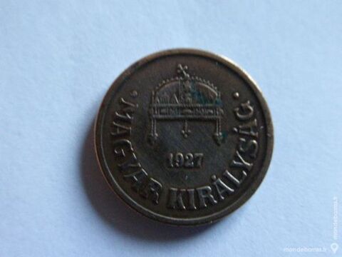 Pièce 2 filler BP 1927 Hongrie bronze 4 Bordeaux (33)