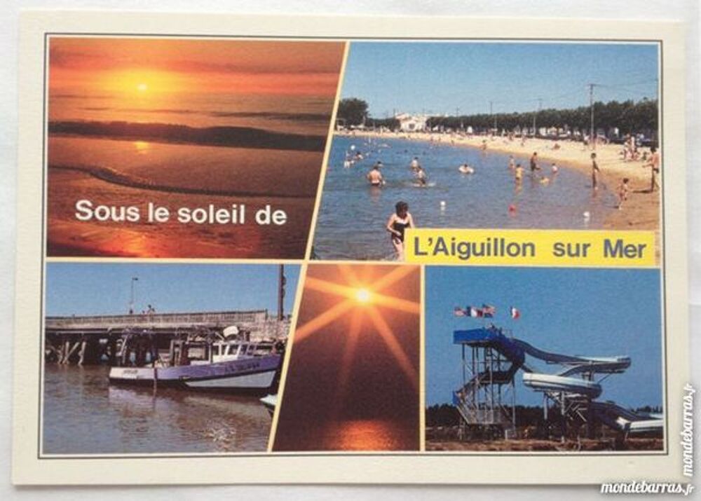 carte postale L'Aiguillon sur Mer 
