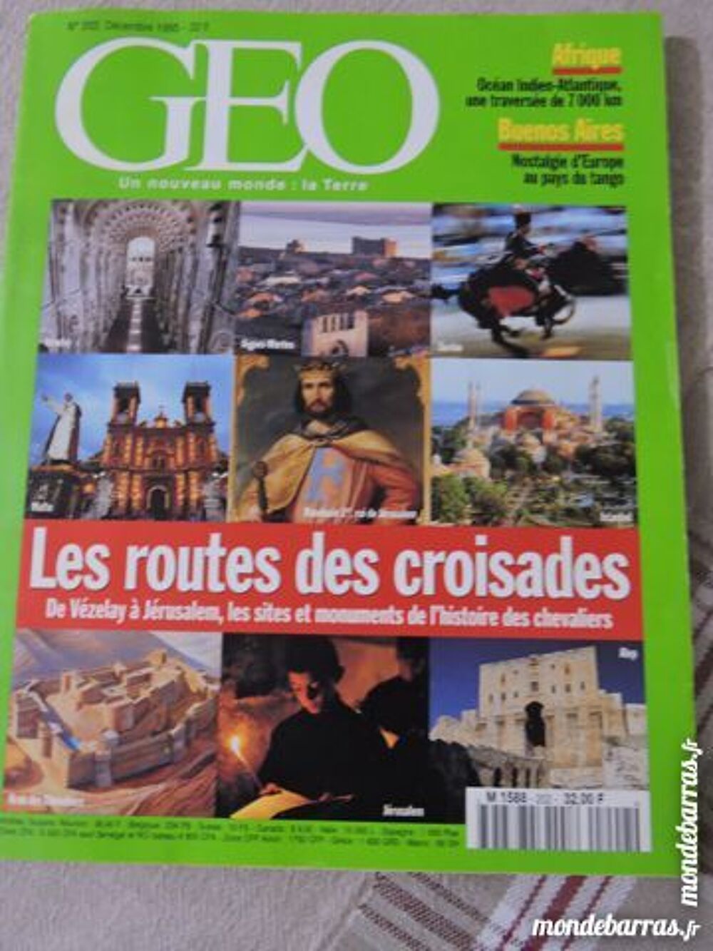 3 numeros de G&eacute;o - Provence - Canada - Croisades Livres et BD