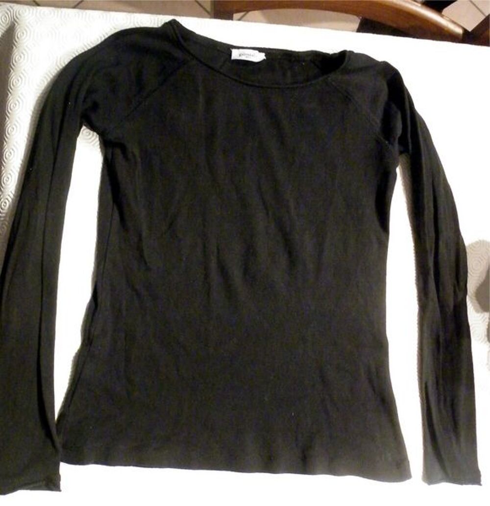 t shirt pimkie noir manches longues t s Vêtements
