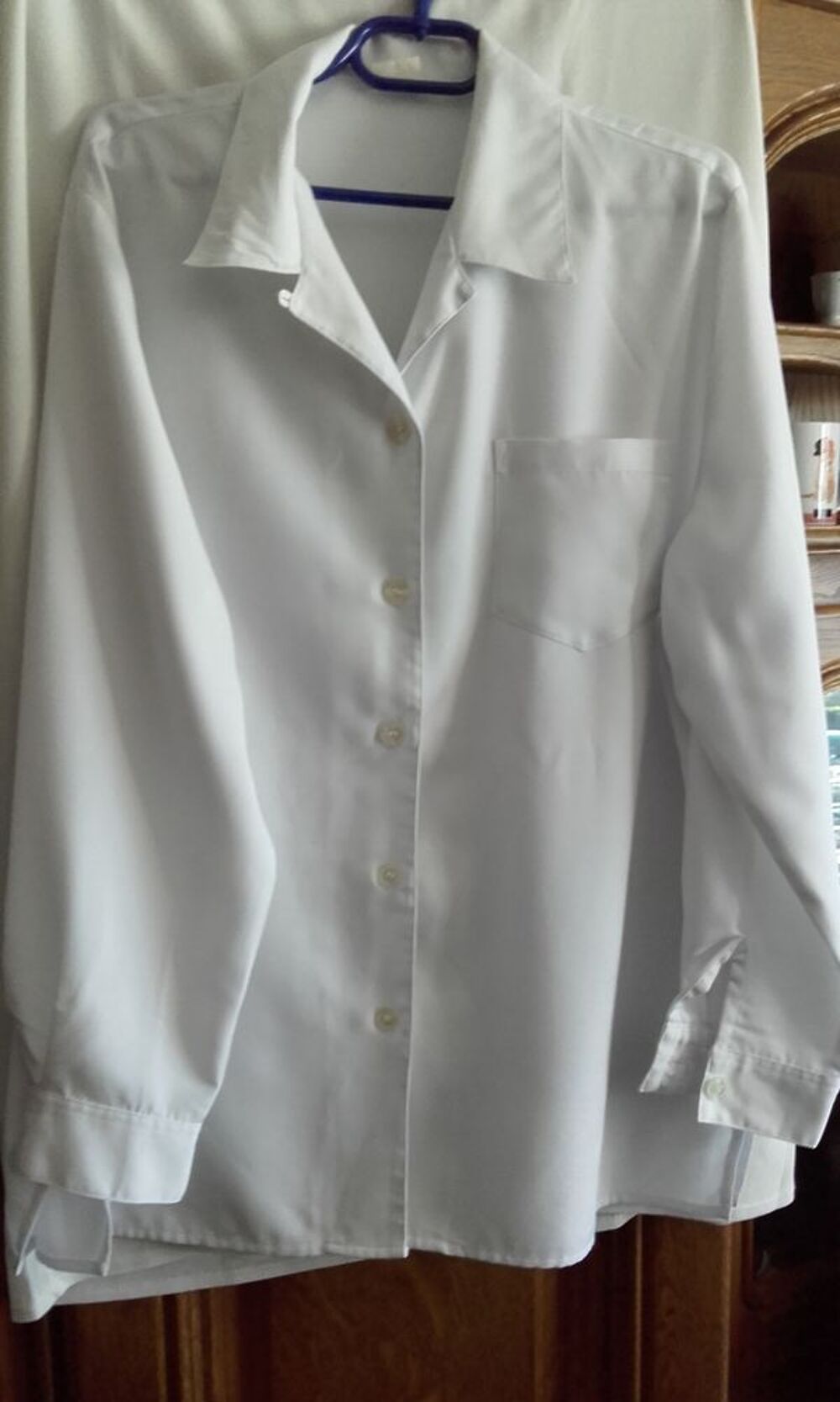 Chemisier blanc manches longues Vêtements