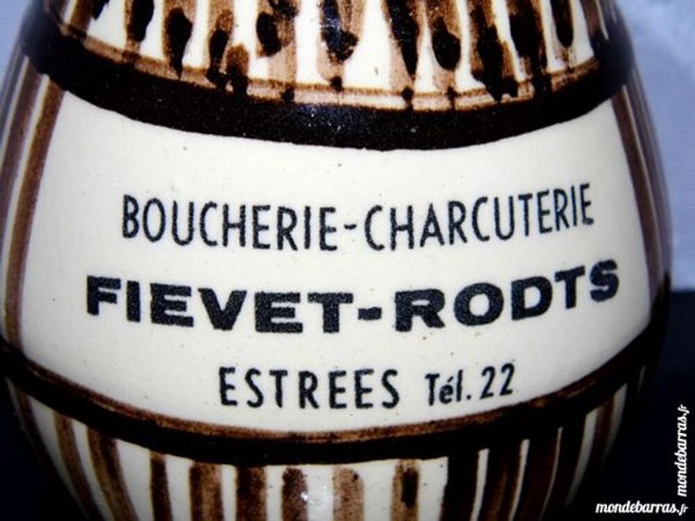 Carafe publicitaire c&eacute;ramique boucherie charcutier Décoration
