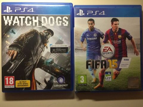 Jeux PS4 divers (Watch_Dogs, Fifa15&16, W2K15,Tour France16) 25 Draguignan (83)