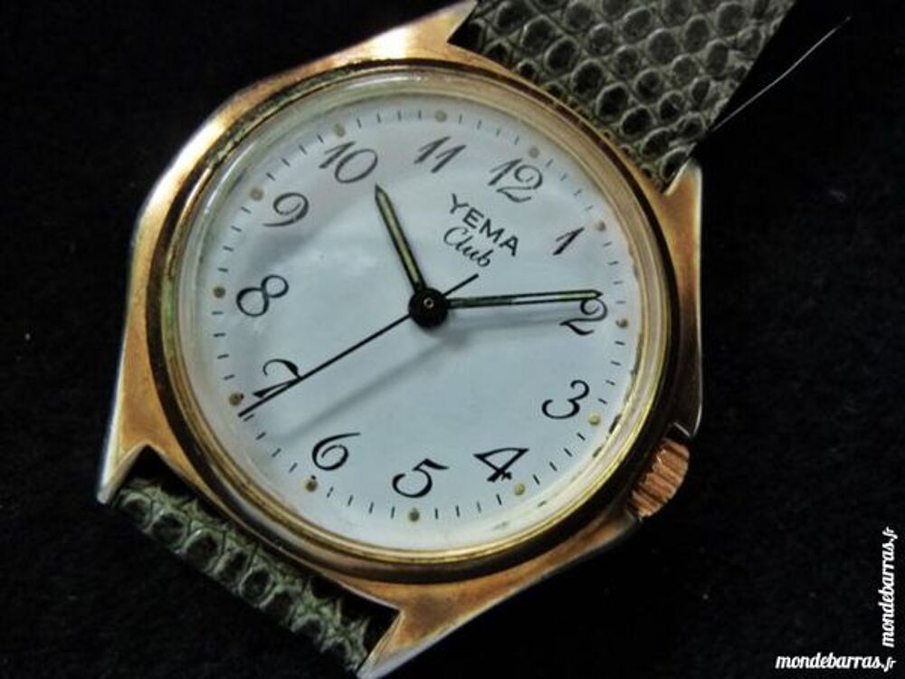 YEMA Club montre m&eacute;canique 1965 YEM0015 Bijoux et montres