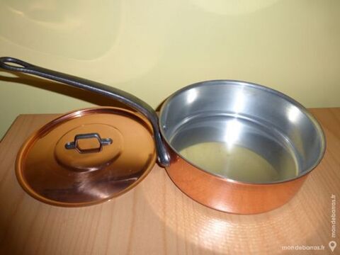 Cocotte cuivre pur, massif, culinaire  l'ancienne 100 Nice (06)