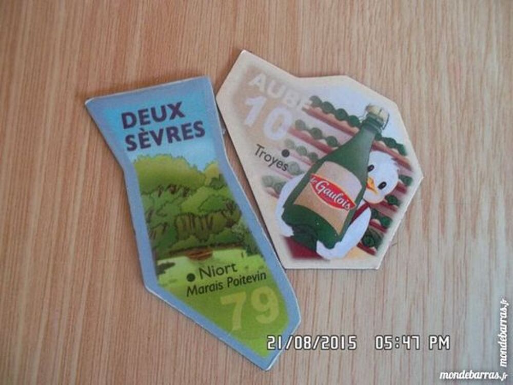 2 AIMANTS LE GAULOIS 