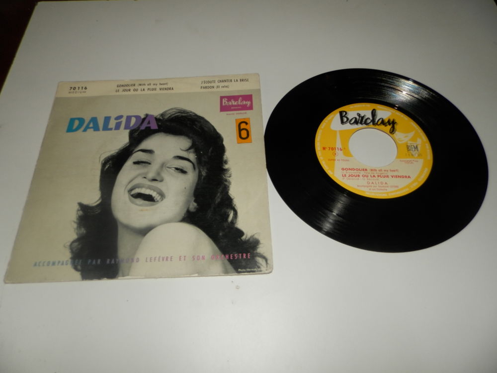 Dalida - Gondolier + 3 titres CD et vinyles