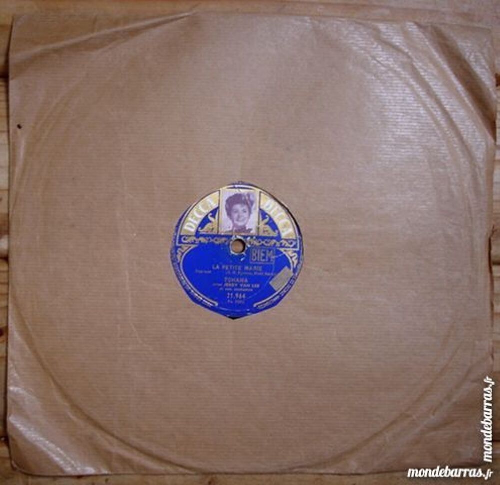 TOHAMA –78t – LA PETITE MARIE / TANT PIS POUR TOI CD et vinyles