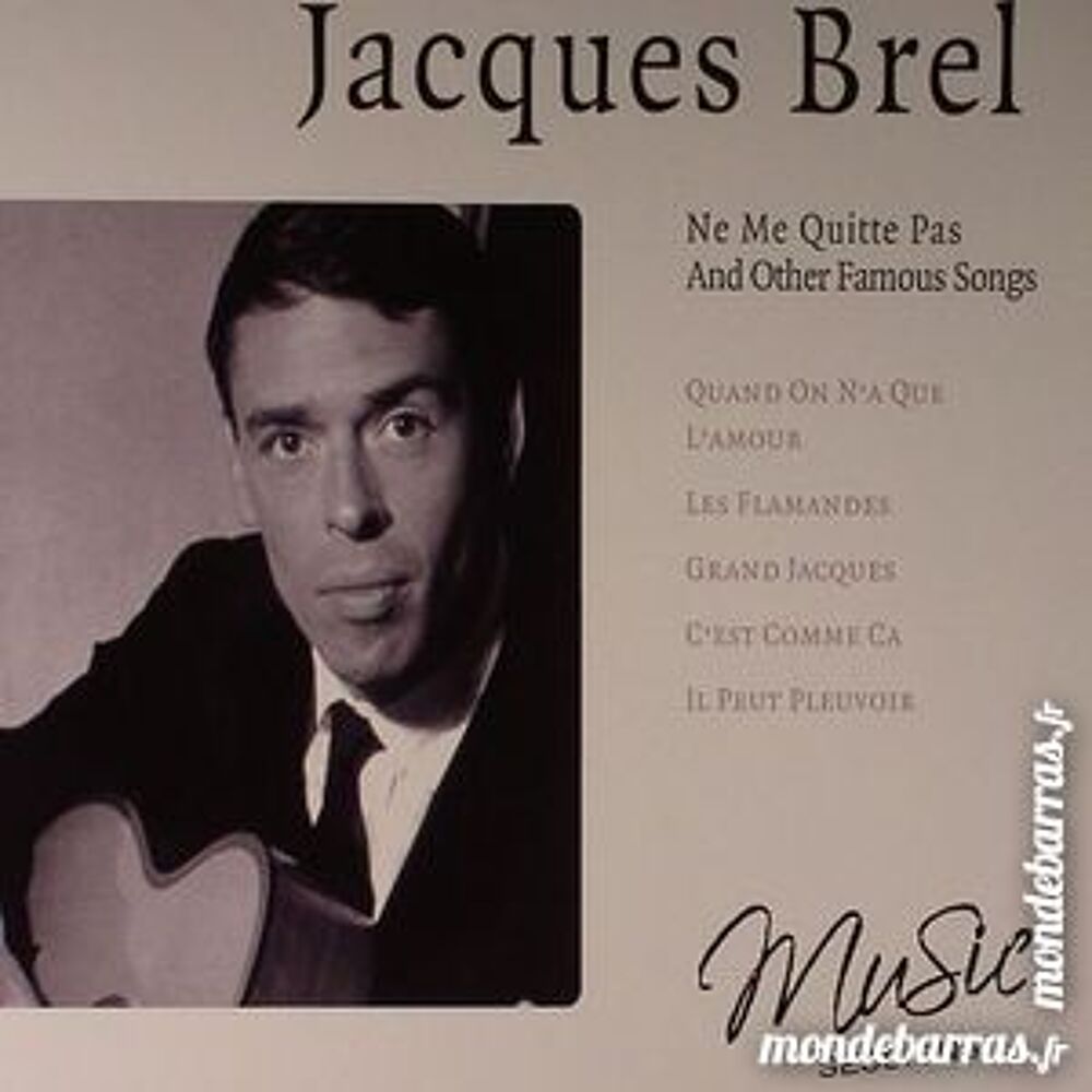 CD Jacques Brel CD et vinyles