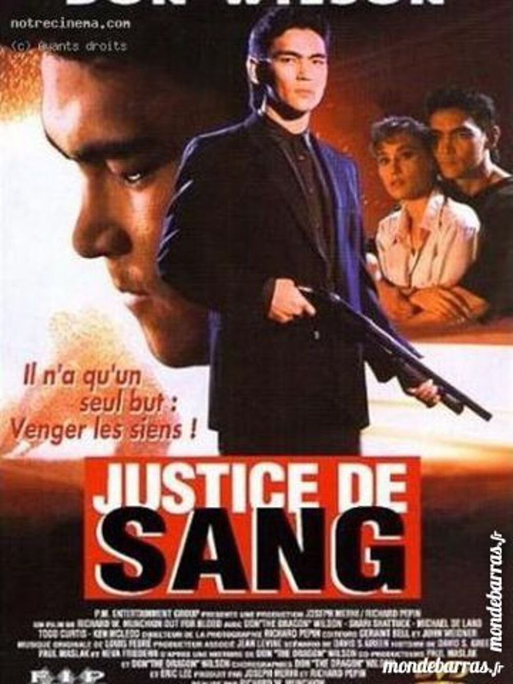K7 vhs: Justice de sang (461) DVD et blu-ray