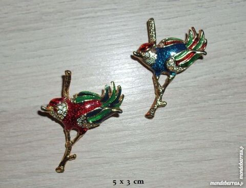 Deux magnifiques broches  OISEAUX vintage 35 Antibes (06)