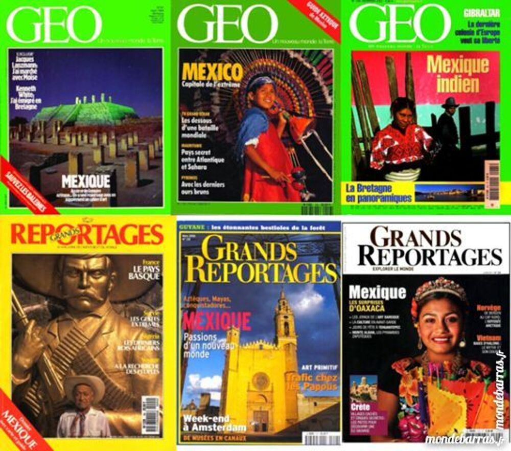 MEXIQUE - g&eacute;o - MEXICO / les-livres-de-jac Livres et BD