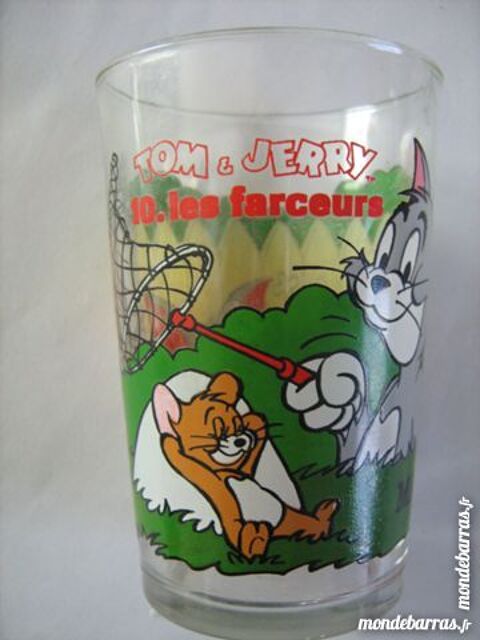 VERRE BD DESSIN ANIME TOM ET JERRY 10 variante 1 3 Brest (29)