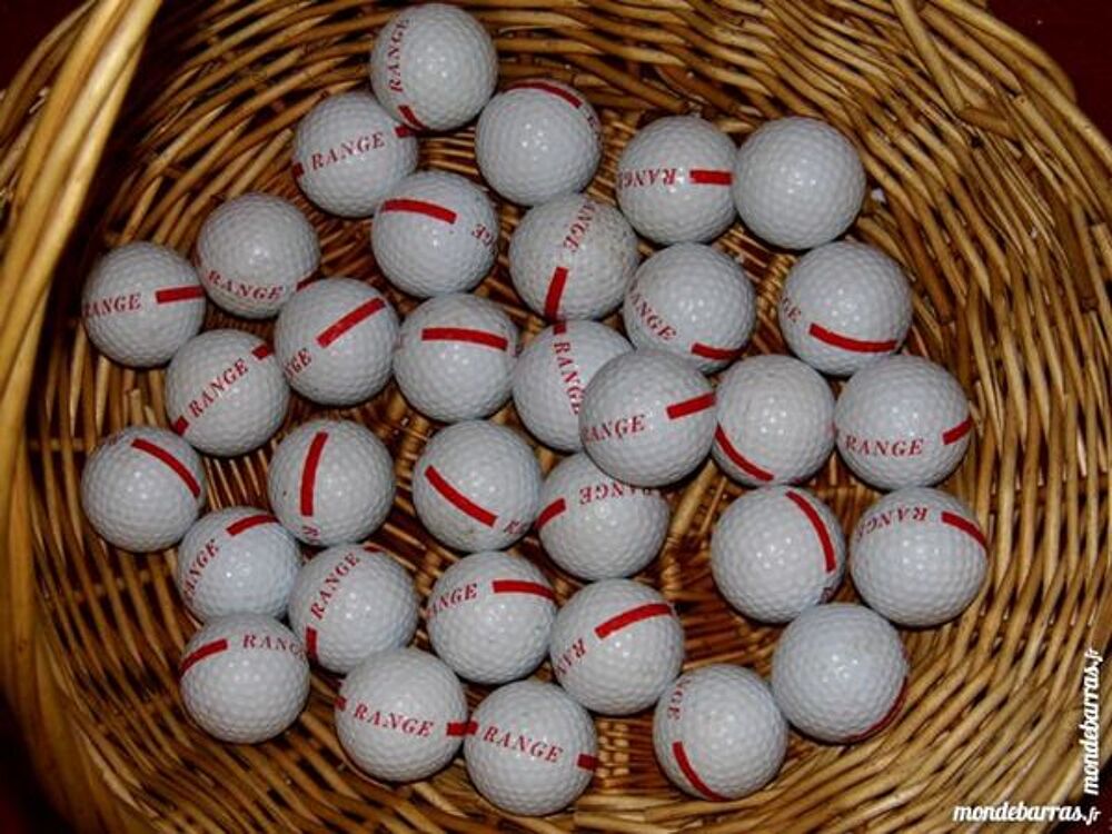 33 balles de golf RANGE tres bon &eacute;tat Sports