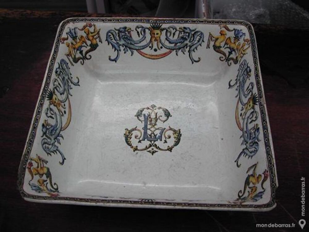 PLAT GIEN antiquit&eacute; brocante desvres rouen longwy Meubles