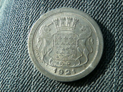 Jeton 10 centimes Chambre de Commerce Amiens 1921 4 Bordeaux (33)