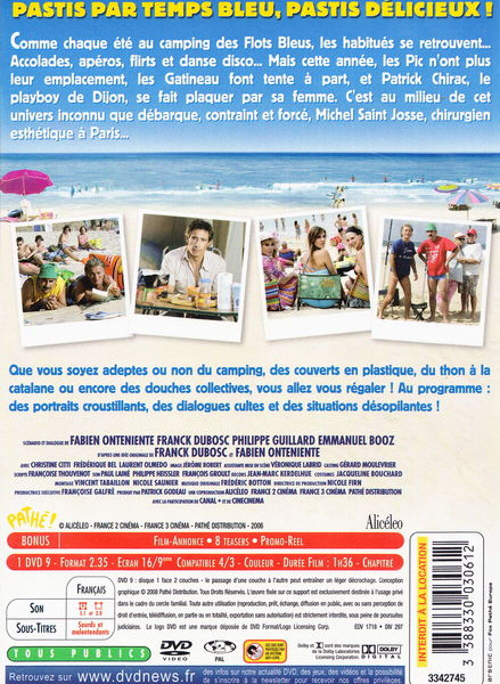 DVD Camping
DVD et blu-ray