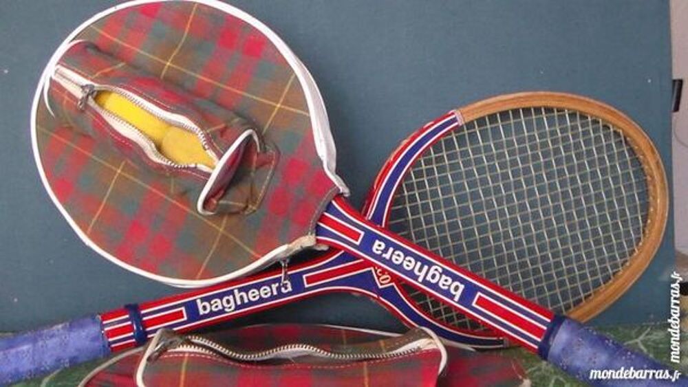 Raquettes tennis anciennes Bagheera , Marco Sports