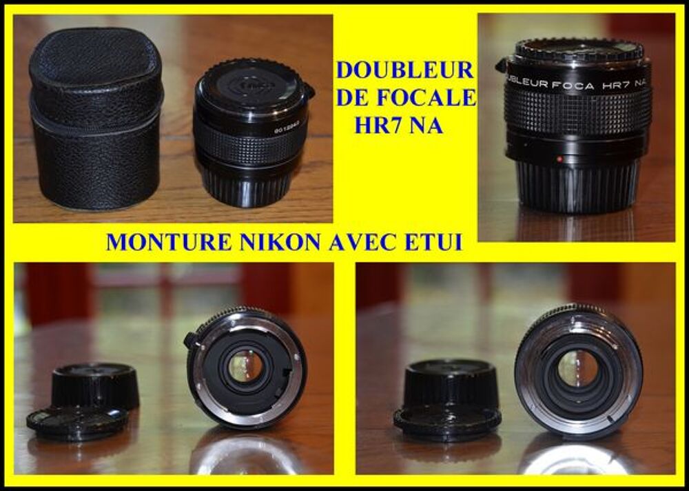 DOUBLEUR DE FOCALE HR7 NA pour NIKON - EXCELLENT ETAT. Photos/Video/TV