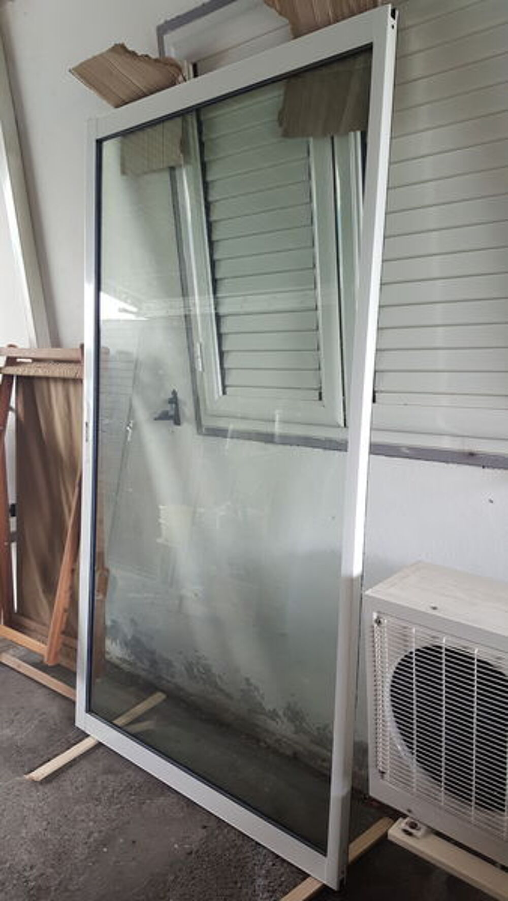 Porte pleine en alu Bricolage