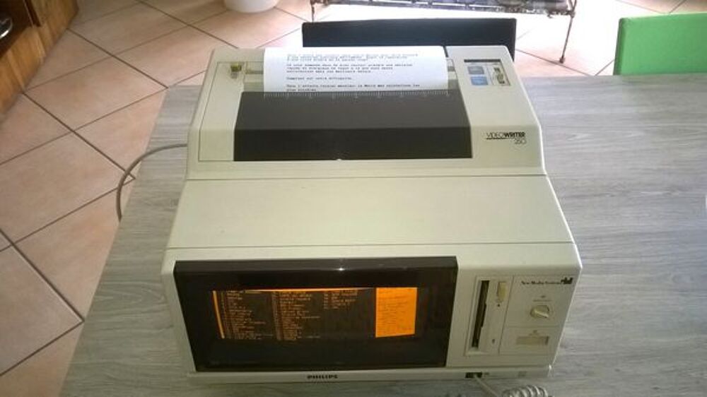 Pour Collectionneur Traitement texte PHILIPS VIDEO WRITER Matériel informatique