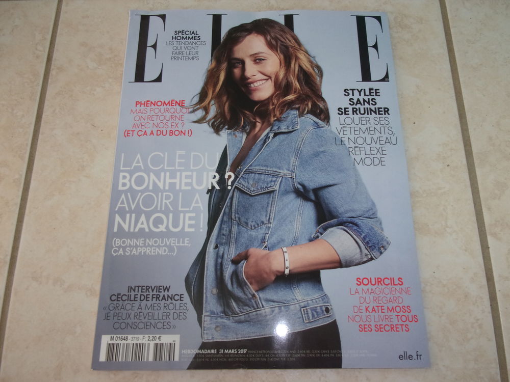 Magazine Elle N&deg; 3719- Hebdomadaire 31/03/17 Livres et BD