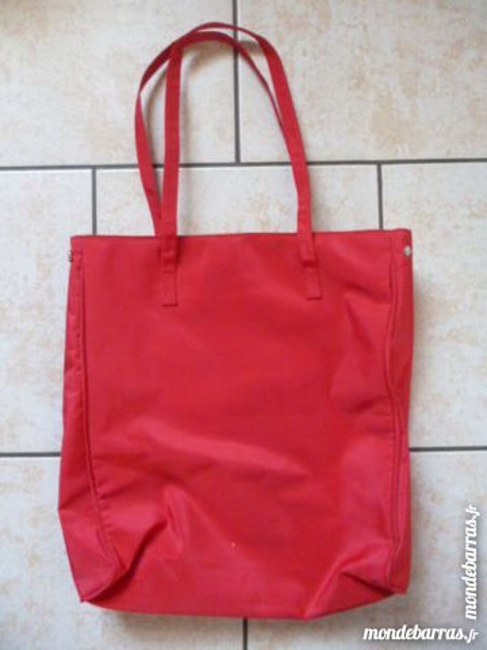 Sac &agrave; main rouge femme NEUF Maroquinerie