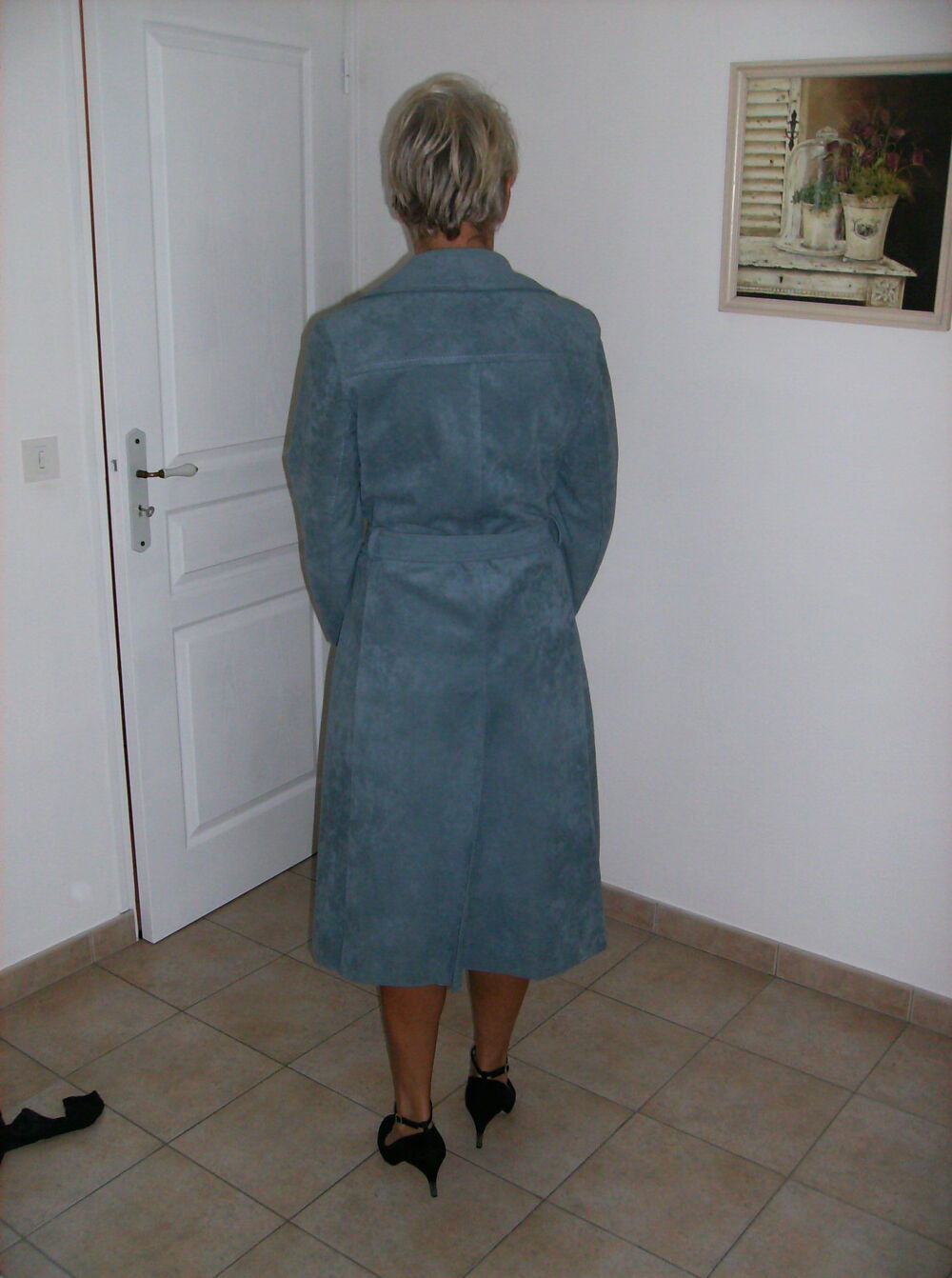 MANTEAU LONG EN ALCANTARA Vêtements