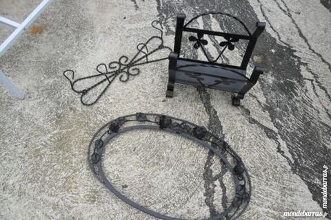 lot d objets en fer forge oeil de boeuf,porte revu 85 Amlie-les-Bains-Palalda (66)