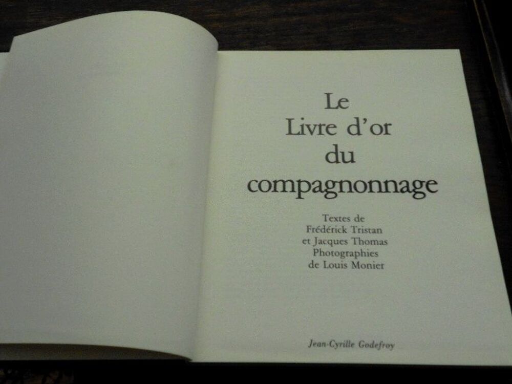 livre d'or du compagnonnage Jean-Cyrille Godefroy Livres et BD