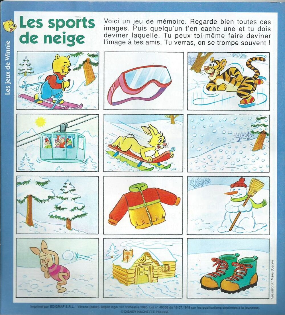 1 livre B D Winnie l'ourson 1995 Livres et BD
