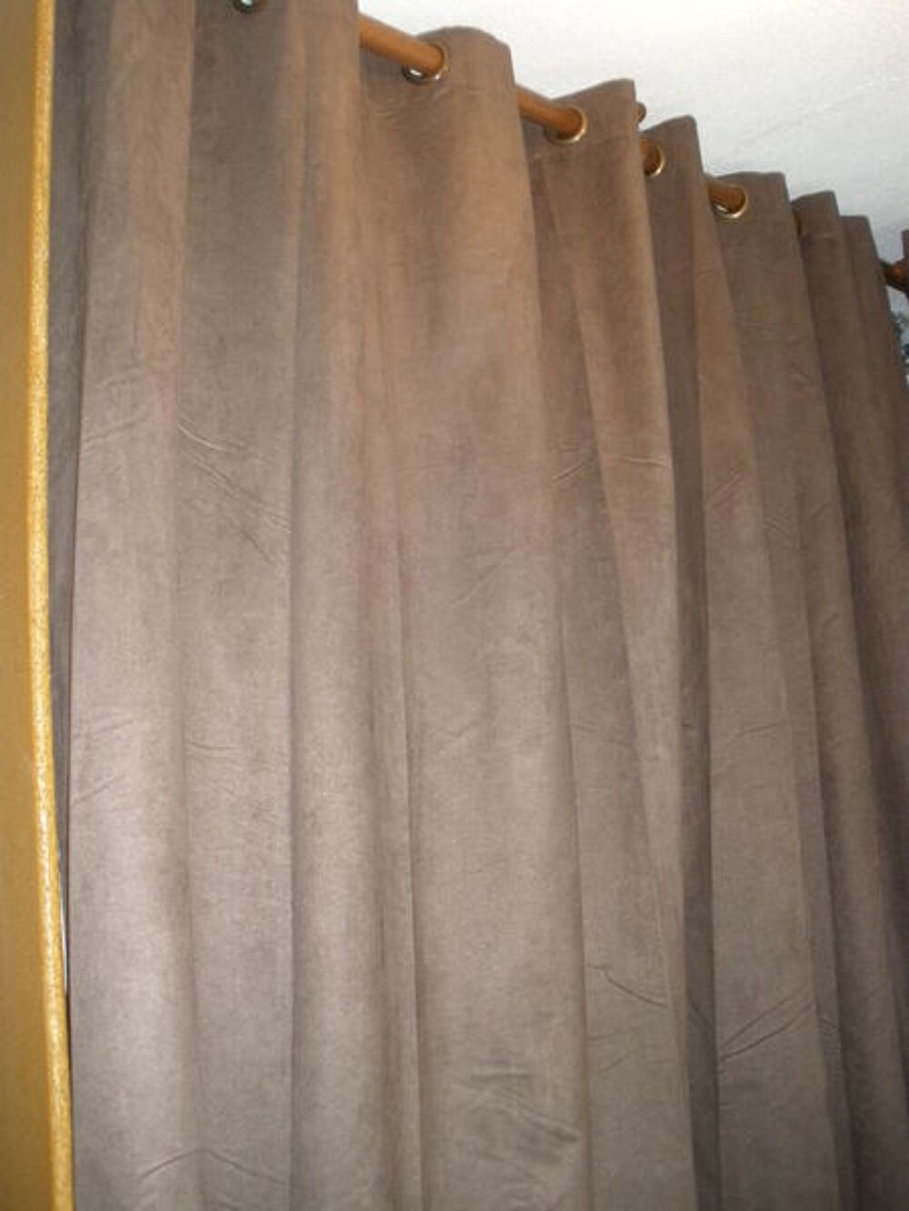 1 rideau couleur chocolat 140/240 Décoration