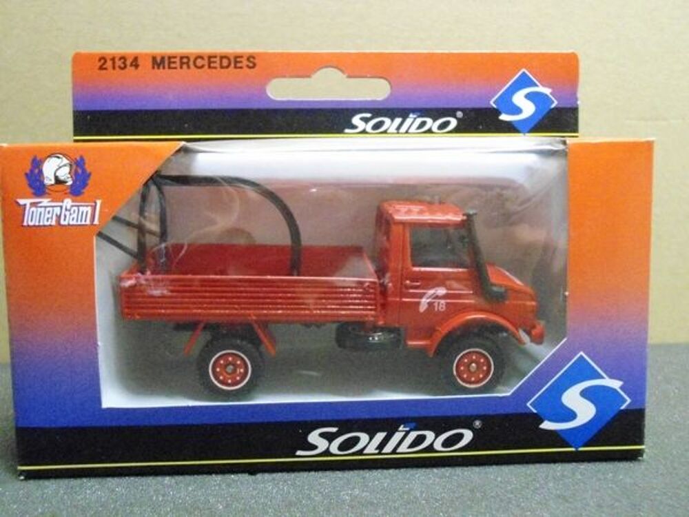 Mercedes Unimog d&eacute;pannage pompier - Solido 