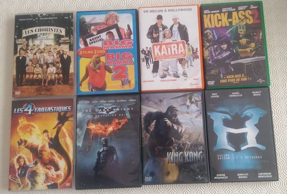 DVD TBE 5 € PIECE DVD et blu-ray