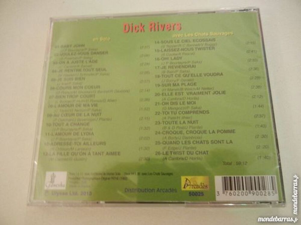 dick rivers CD et vinyles