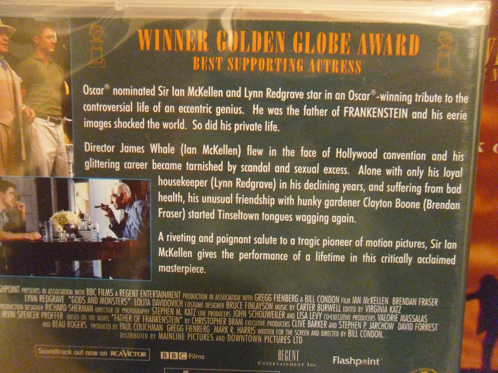 Dvd film : Gods &amp; Monsters Neuf sous blister en VO Bijoux et montres