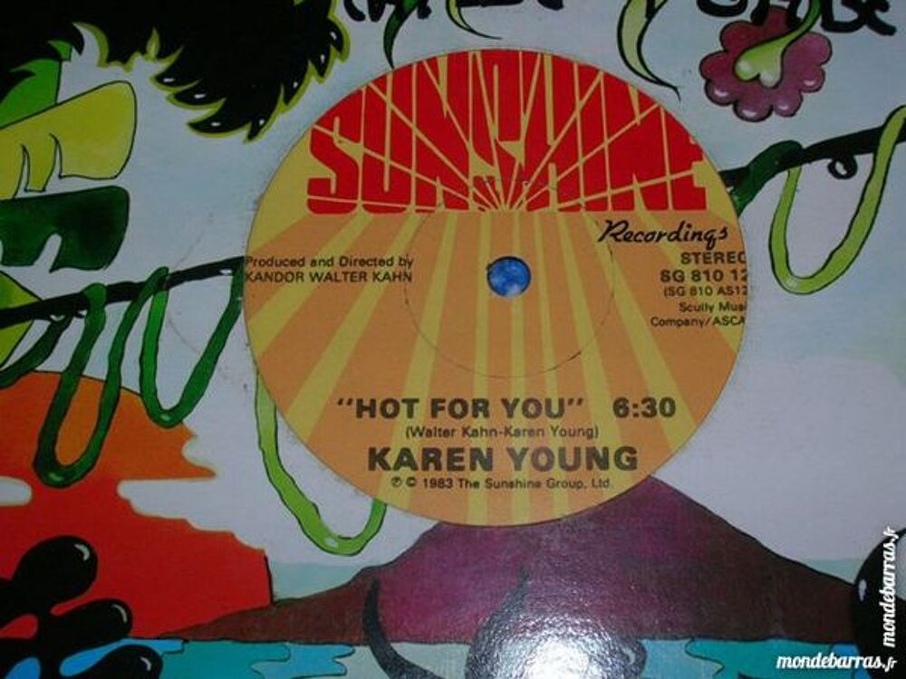 MAXI 45 TOURS KAREN YOUNG Hot for you CD et vinyles