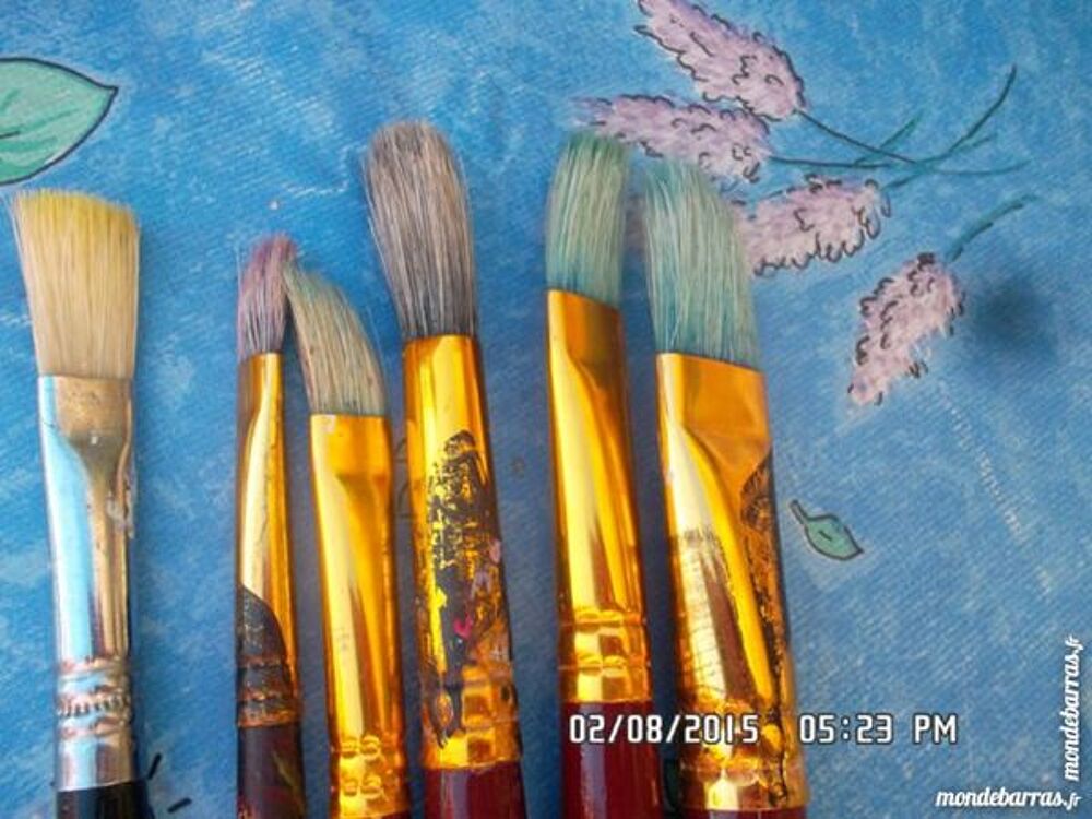 6 pinceaux Décoration