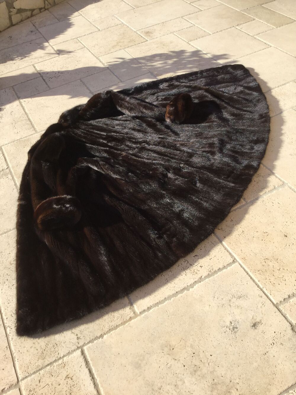 Manteau vison v&eacute;ritable long Vêtements