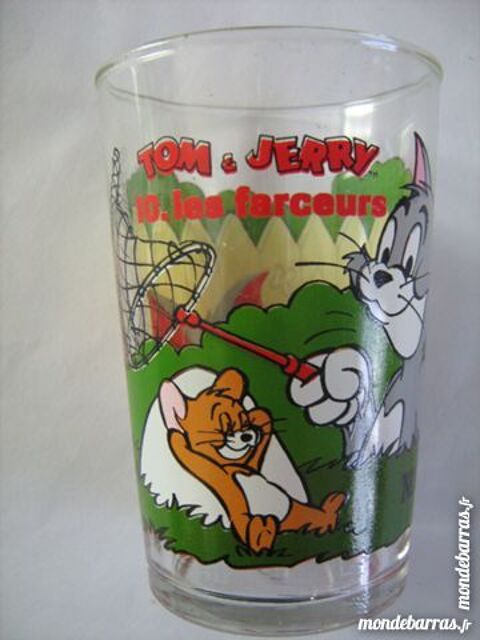 VERRE DESSIN ANIME TOM ET JERRY 10 VARIANTE 2 3 Brest (29)