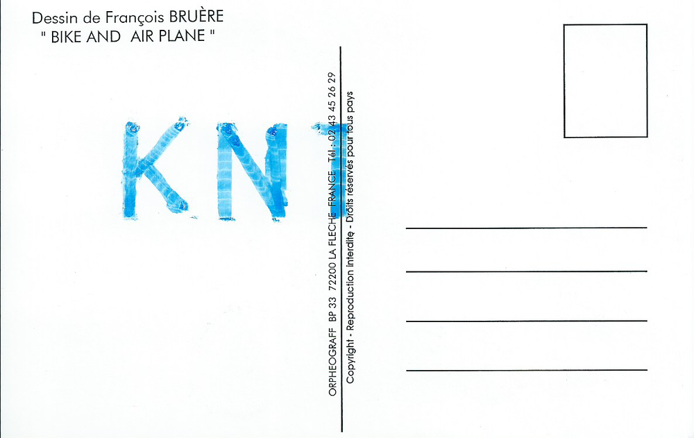  C P M Moto et monoplan dessin de F Bru&egrave;re 