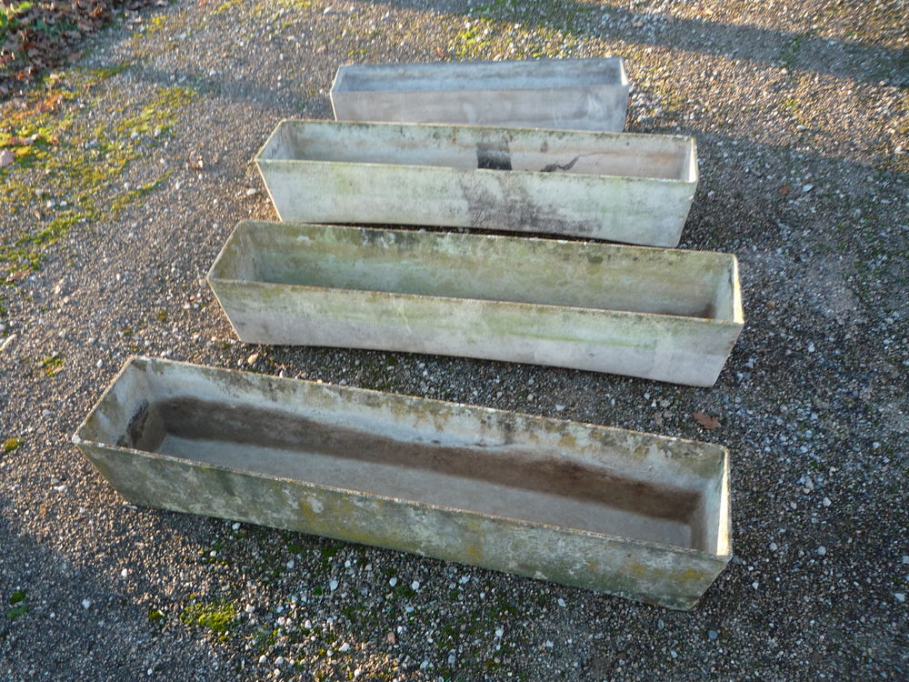 Bac fibre ciment/jardini&egrave;re/balconni&egrave;re/fleur Jardin