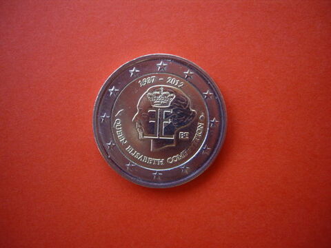 Pice de monnaie de 2 euros Belgique 2012 Elisabeth 2 Trans-en-Provence (83)