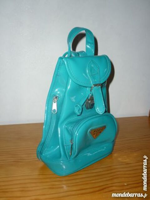 Sac  dos bleu turquoise 5 Couternon (21)