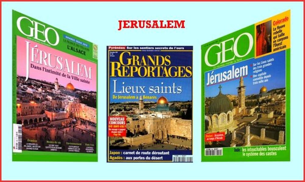 J&Eacute;RUSALEM, la ville sainte / prixportcompris Livres et BD