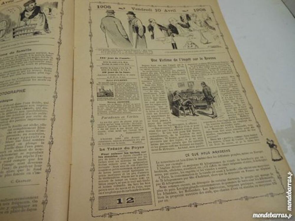 almanach Vermot 1908 p4 Livres et BD
