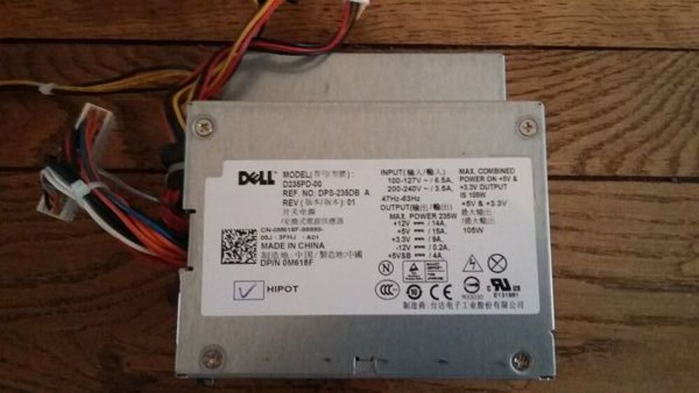 Bloc Alim ordi Dell optiplex 380 Matériel informatique