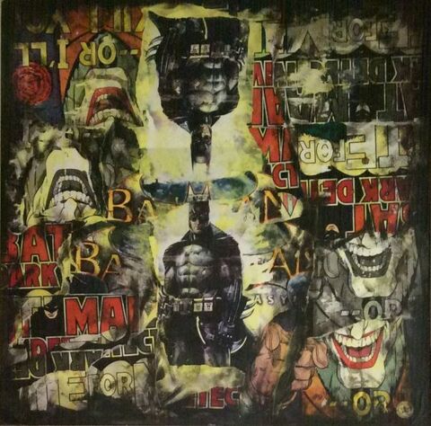 Vends tableau unique  Batman 0 Le Lamentin (97)