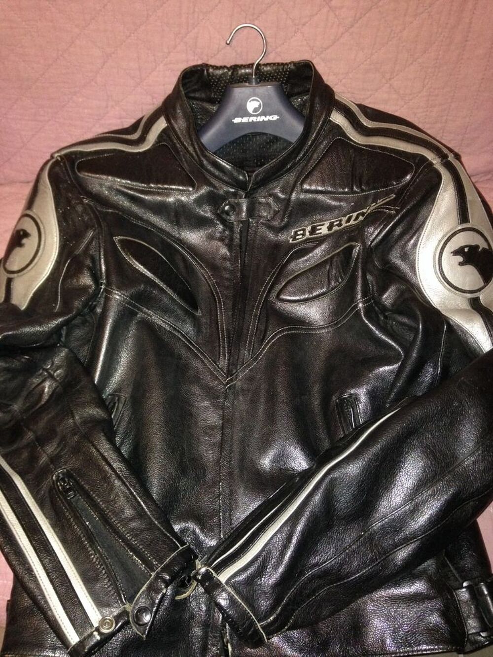 Blouson moto cuir Vêtements
