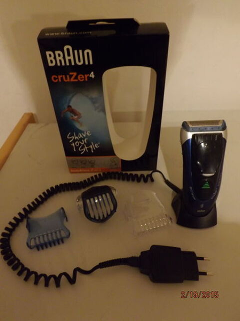 Rasoir electrique braun cruzer 4 22 Vitrolles (13)